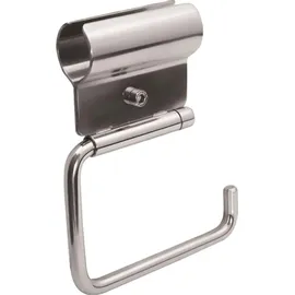 tecuro 1000 WC-Toilettenpapierhalter für Stütz- und Haltegriffe, Behindertengerecht, Edelstahl poliert - für Bad und Wc