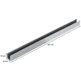 Inova Bodenführung zum Kleben Grau 300 mm