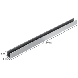 Inova Bodenführung zum Kleben Grau 300 mm