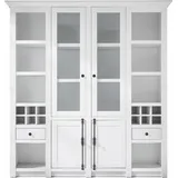 Home Affaire Vitrine California 194 x 45 x 207 cm Weiß