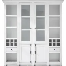 Home Affaire Vitrine California 194 x 45 x 207 cm Weiß