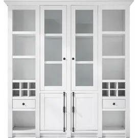 Home Affaire Vitrine California 194 x 45 x 207 cm Weiß