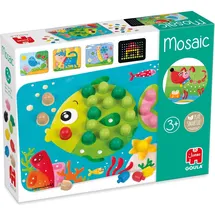Goula Jumbo Spiele D53136 - GOULA Mosaik Spiel Holzspielzeug für Kleinkinder, Ab 3 Jahren