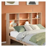 vidaXL Kopfteil mit Stauraum 140 cm Massivholz Kiefer