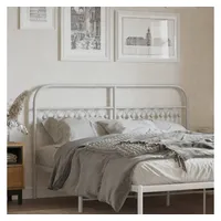 VidaXL Kopfteil Metall Weiß 150 cm
