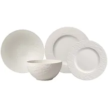 Villeroy & Boch Manufacture Rock Geschirr-Set 4-tlg. weiß