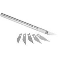 Transotype® transotype Schneidemesser aus Aluminium, hochwertiges Skalpell inkl. 5