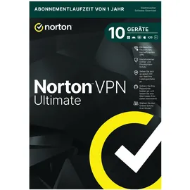 nortonlifelock ireland limited Norton VPN Ultimate ND No Privacy Monitor 50GB CE 1 Nutzer/10 Geräte/1Jahr DE ESD