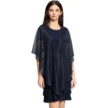 Vera Mont Damen im Glitzer-Look ACC, Blue/Black | Gr.: onesize