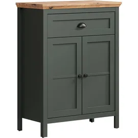 VCM Stanton 77 x 102 x 39 cm Tannengrün/Evoke Eiche
