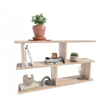 OEM Luna Wandregal 2 Versionen 60 x 20 x 30 cm Eiche