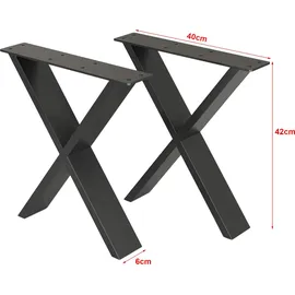 [en.casa] Tischbeine + Tischgestell, Maribo