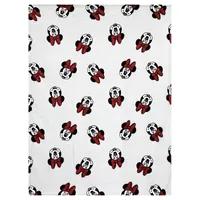 Disney Minnie Mouse Babydecke Kuschelige Korallen-Fleecedecke, 100cm x 75cm