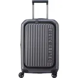 Delsey PARIS Securitime Zip Expandable F / O 4 Double Rolls Cabin Trolley 55 S Anthrazit