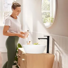 Hansgrohe Rebris S Einhandmischer mattschwarz