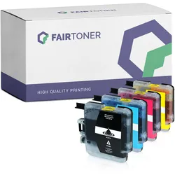 4er Multipack Set Kompatibel für Brother LC980 Druckerpatronen