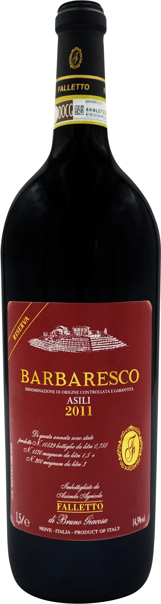 2011 Barbaresco Riserva Asili - rotes Etikett Magnum