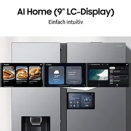 Samsung RS90F65EDF Side-by-Side (621, 1780 mm hoch, Schwarz)