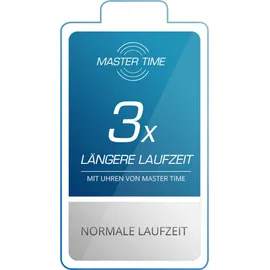 Master Time Funkuhr Leder 42 mm MTGS-10561-12L