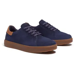 Sneaker TIMBERLAND "NOTFOUND LOW LACE UP SNEAKER", Gr. 47,5, navy suede, Leder, Synthetik, sportlich, Schuhe