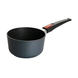 WOLL Guss-Stieltopf  Diamond Lite , schwarz , Aluminium-Guss , Maße (cm): H: 9,5  Ø: 18