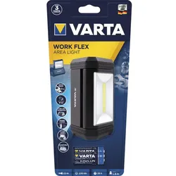 Varta Work-Flex LED Arbeitsleuchte mit Haken (Mini Led-Strahler) inkl. Batterien