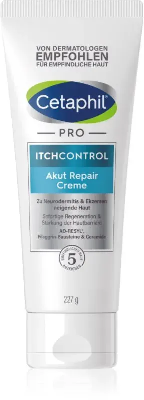 Cetaphil Pro ItchControl Repair regenerierende Creme für trockene und ekzematöse Haut 227 ml