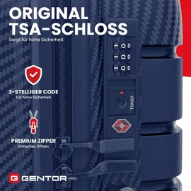 GENTOR 4-Rollen 64 cm / 68 l blau