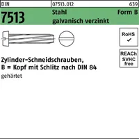 Industrial Quality Supplies DIN 7513 Form B Zylinderkopf-Gewindeschneidschraube VG
