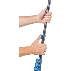 Planet C Reinigungsbürste Teleskop Solar Panel Cleaner schwarz 460 cm