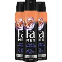 Fa Pflege Dark Passion Deodorant Spray 3 x 150 ml