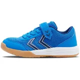 hummel Multiplay Flex VC Jr Sneaker, Blue White, 37