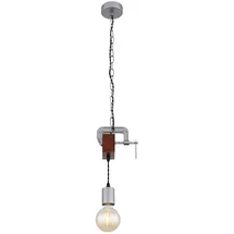 GLOBO Hängeleuchte 1-flg. 14 cm retro braun