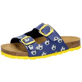 LICO Clogs Blau/Gelb 25