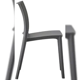 CLP Gartenstuhl Meton 42 x 42 x 81 cm dunkelgrau