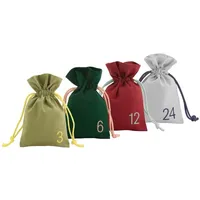 REMEMBER Adventskalender Säckchen zum Selbstbefüllen - 24 Säckchen aus