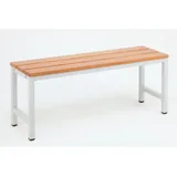 Sz-Metall Umkleidebank 100 x 42 x 30 cm grau