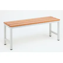 Sz-Metall Umkleidebank 100 x 42 x 30 cm grau