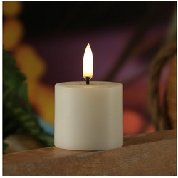 UYUNI Lighting LED-Kerze LED Mini Kerze Thea Uyuni flackernd Timer bis 400 Stunden D: 5cm weiß (1-tlg) weiß