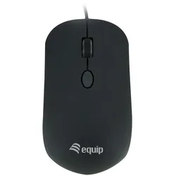 Equip kabelgebundene Komfortmaus, schwarz