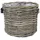 Van der Leeden Rattan Übertopf Ø 65 x 55 cm Grau