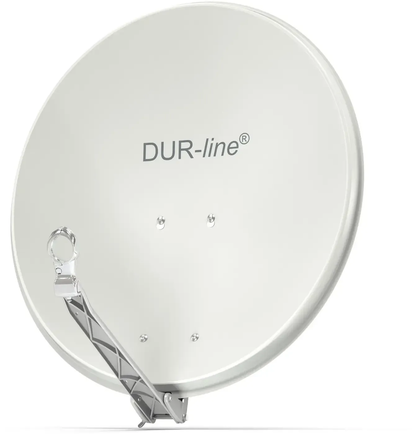 DUR-line Select 60/65 Hellgrau - Alu Sat-Reflektor