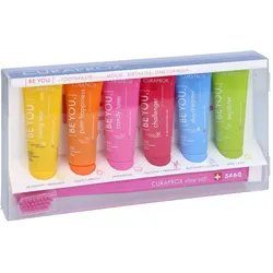 Curaprox Be You MIX Set 6 Zahnpasten 1 Zahnbürste