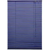 LIEDECO Aluminium-Jalousie 60 x 160 cm Blau