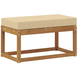 vidaXL Hocker Bank 79 x 43 x 37 cm Beige