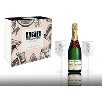 Moet Geschenkset - Moet & Chandon Brut Imperial Champagner 0,75l (12% Vol) + 2e