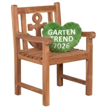 Mr. Deko Anker Gartensessel 60 x 60 x 91 cm braun