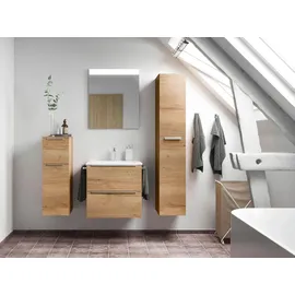 Nobilia Badezimmerspiegel, Metall, rechteckig, F, 60x72x2.5 cm, Badezimmer, Badezimmerspiegel, Beleuchtete Spiegel