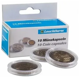 Leuchtturm Münzkapseln CAPS 27 mm, 10er Packs