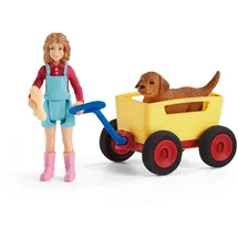 Schleich Farm World Bollerwagen-Ausflug 42543